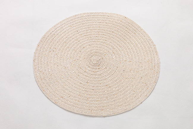 Cotton yarn & polyester cotton placemat