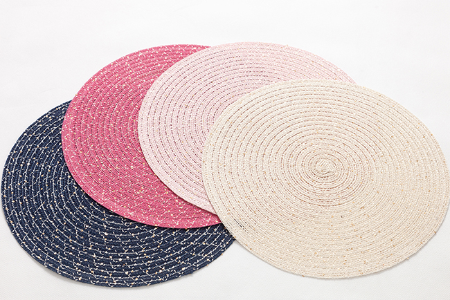 Cotton yarn & polyester cotton placemat